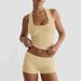 Diyun European And American Sports Yoga Style Camisole Vest Shorts Set Women's Clothing 2025 Spring Summer_ecoleips.com