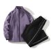 Women's Clothing Men And Women Autumn Couple Suits Men And Women Tops Windproof Jacket Straight Casual Pants Jacket Suit_ecoleips.com