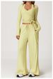 Women's Quick Drying Yoga Suit Sports Fitness Clothes Casual Running Beautiful Back Sling Design Sanded Finish 3058_ecoleips.com