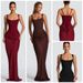 Women's Clothing Women's Elegant Bodycon Long Skirt Style Sleeveless High Waist Tie Up Slim Fit Three Dimensional Pleated Patchwork_ecoleips.com