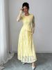 Elegant Lace Long-Sleeved Dress For Women, 2026 Autumn/Winter Collection_ecoleips.com