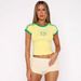 Summer Sexy Hot Girl Printed Letter Crop Top European American Style Cross Border Women's Clothing_ecoleips.com