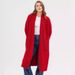 Women's Clothing New Cardigan Solid Color Women's Knitted Sweater Women's Loose Medium And Long_ecoleips.com