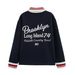 Women's Clothing Personalized Letter Embroidered Polo Color Matching Pullover Sweatshirt Drawstring Color Matching Casual Sports Trousers Suit_ecoleips.com