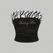 Women's Clothing Slim Sexy Hot Girl Letter Hot Diamond Leopard Print Navel Baring Tube Top Vest_ecoleips.com