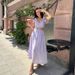 Women's Clothing Niche Chic Super Fairy White Dress Female Seaside Holiday Style Scheming Hollow Small Flying Sleeves Long Skirt_ecoleips.com