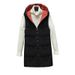 Reversible Quilted Vest For Women – Hooded Longline Puffer Gilet With Pockets_ecoleips.com