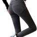 plus Size Slimming Denim Jeans High Waist Elastic Skinny Pencil Pants Peach Hip Design Fleece Lined New Autumn/Winter Style For Women_ecoleips.com