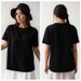 Cotton Short Sleeve Tops 220 Grams Heavy T-shirt Y2k Casual Comfortable Tee Shirt Black & White O-neck Woman Clothing YH2532_ecoleips.com