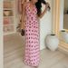 2026 Spring New Women' Clothing Cro-Border European And American Fahionable Elegant V-Neck Polka Dot Strap Long_ecoleips.com