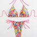 New European And American Cross-border Sexy Bikini Women, Lace-up Printed Two-piece Swimsuit For Foreign Trade, Hot_ecoleips.com