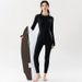 Aria Basics New Sun Protection Jellyfish For Women Snorkeling Swimsuit Sleeve Long Pants One-piece Surfing Diving Suit Quick-drying_ecoleips.com