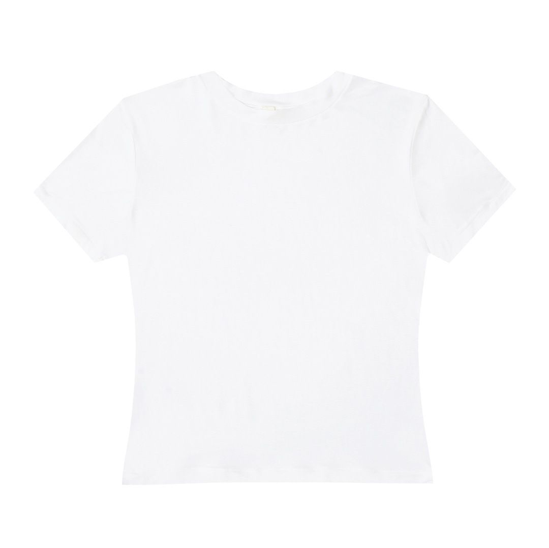 Women's Clothing Skim Official Website Same Short Sleeved T Shirt Cotton Jersey Sexy Tight Round Neck Casual Short Sleeved Cross Border_ecoleips.com