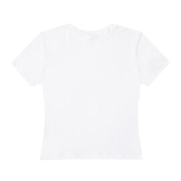 Women's Clothing Skim Official Website Same Short Sleeved T Shirt Cotton Jersey Sexy Tight Round Neck Casual Short Sleeved Cross Border_ecoleips.com