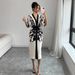 Women's Long Sleeve Cardigan Top Fashion Retro Print Split Cuff Style Jacket New_ecoleips.com