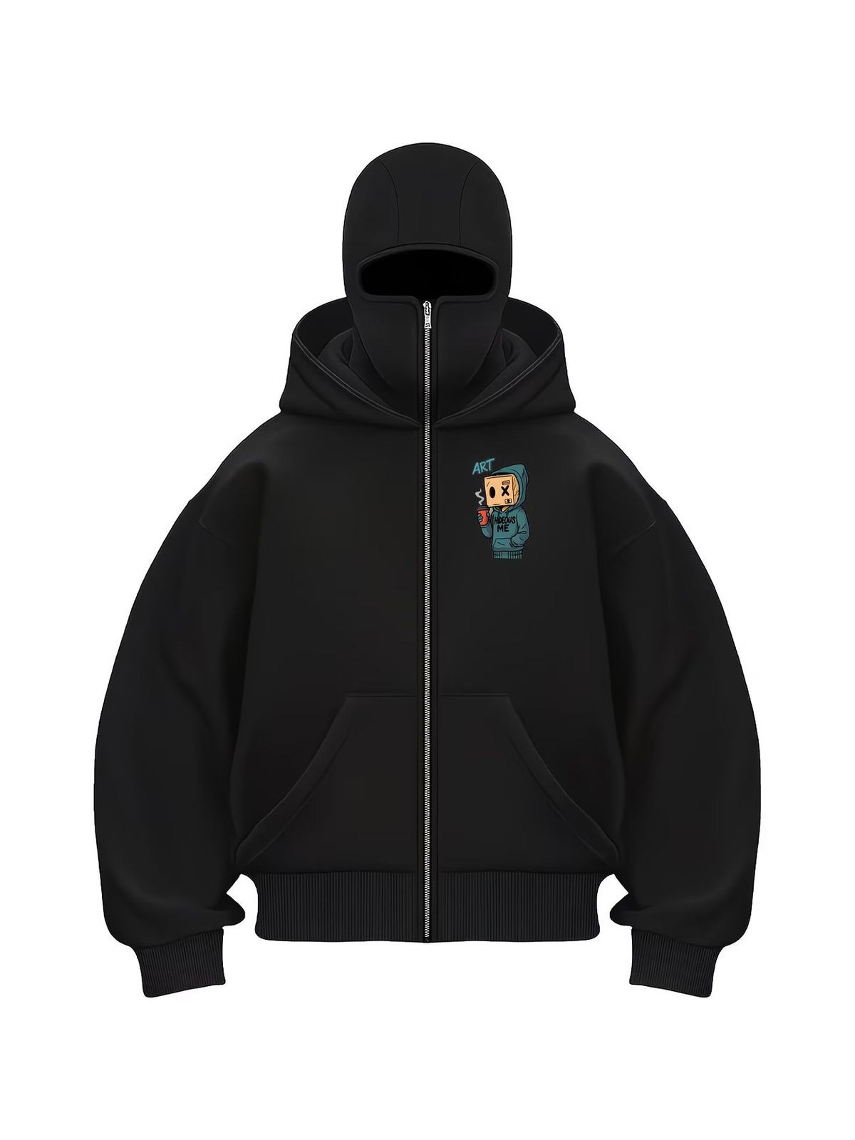 Women's Clothing Women's Long Sleeved Hooded Zipper Sports Jacket Autumn Winter Casual Loose Boyfriend Style Print_ecoleips.com