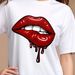 Women's Pure Cotton Round Neck Short Sleeve T-Shirt Sweet Fresh Print Youthful Loose Slimming Casual Comfortable Top_ecoleips.com