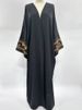 Verve F418 Arabic Embroidered Fashionable Outerwear Abaya Robe_ecoleips.com