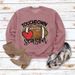 Women's Clothing Site Ready Stock Simple Pullover Crewneck Top T shirt TouchDown Print Loose Sweatshirt_ecoleips.com
