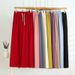 Summer Women's Cotton Viscose Wide Leg Pants Loose Oversized Slimming Straight Leg Homewear Casual Pantalones Mujer_ecoleips.com