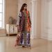 SW2617 Women's Long Robe Dress European American Style Printed Cross Border E-commerce Muslim Fashion_ecoleips.com