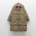 Siyu 90 White Duck Down Women's Simple Solid Color Thickened Medium And Long Down Jacket Women_ecoleips.com