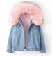 Women's Denim Hooded Jacket Short Sleeve Casual Spring Slim Fit Coat With Multiple Colors & Sizes_ecoleips.com