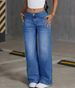 Women's Clothing Women's Washed Denim Trousers_ecoleips.com