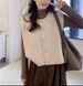 K Korean Style Round Neck Solid Color Cardigan For Women; New Single-breasted Loose Overcoat Sweater For Women_ecoleips.com