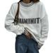 Popular 2026 Spring And Autumn New Knitted Sweater Knitted Sweater Crew Neck Pullover Women's Top_ecoleips.com