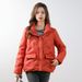 New Simple Women's 90-fleece Women's Clothing Stand-up Collar Glue-pressed Solid Color Down Jacket Short Large-size Jacket_ecoleips.com