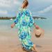 Women's Beach Cover Up Dress - Lightweight Long Robe With Zebra/Leopard Print, Sun Protection, Swimwear Cover, Plus Size, 100% Cotton_ecoleips.com