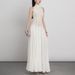 Women's Clothing Retro Lace Design Long Skirt Lace Collar Slim Fit Elegant Long Dress_ecoleips.com