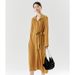 2025 Summer New Women's Temperament Commuter Belt Shirt Up Long Skirt, Elegant And Slim High Waist Dress_ecoleips.com