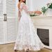 Women’s Clothing spring new long sleeved one shoulder bridal wedding dress dress long skirt_ecoleips.com