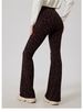 K Leopard-print Fleece-lined Flared Yoga Pants, Warm, High-waisted, Hip-lifting Fitness Pants, Suitable For Wearing Outside, Running Sports Trousers._ecoleips.com