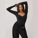 's Best-selling Elegant Goddess-style Long-sleeve Base Shirt, Fashionable Slim-fit T-shirt, Y2K Square-neck Pure_ecoleips.com