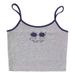 American-style Spicy Girl Heart-print Color-blocked Camisole For Women, Summer Outerwear, Slim-fit Inner Wear, Slimming_ecoleips.com