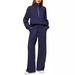 Women's Clothing Women's Two Piece Suits Oversized Half Zip Sweatshirt Wide Leg Sweatpants Casual Suit_ecoleips.com