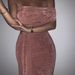 Sexy Lace Up Top High Waisted Pleated Skirt Two Piece Fashion Dress Set Women Casual Party Outfit_ecoleips.com