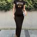 Women's Clothing Elegant Casual Long Dress Slim Fit Round Neck Short Sleeve Women's Spring Summer Clothing_ecoleips.com