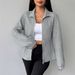 AD755C Fashionable Comfortable Autumn/Winter Jacket, New Cross-Border Cardigan With Letter Print, Slim Fit, Simple And_ecoleips.com