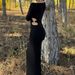New Arrival Fashion Women Autumn Dress Sexy Hollow Out Round Neck Long Sleeve Elegant Cocktail Dress For Female_ecoleips.com