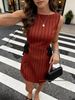 Summer New Women's Sleeveless Slim Fit Double Sided Bow Dress_ecoleips.com