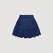 High Waisted Denim Mini Skirt for Women Ruffled A-Line Bodycon Pleated Summer Style Versatile New Fashion Trend_ecoleips.com
