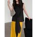 K High End Twisted And Tied Waist Short Sleeved Top, New Versatile And Slimming Shirt_ecoleips.com