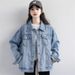 Denim Jacket For Women In Spring Autumn 2025, Versatile And Loose Fit, Short Boyfriend Jacket, Top, Trend_ecoleips.com