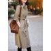 British-Style Belted Trench Coat – Long Sleeve Oversized Coat (Casual & Chic)_ecoleips.com