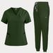 Women’s Clothing New Color, Nurse Uniform,Women's Short Sleeved Hand Brushing Uniform, Oral Work Uniform, Elastic Quick Drying Hand Washing Uniform_ecoleips.com