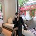 Wool Double-faced Coat Petite Women, French-style Waist-cinching, Slim Waist, Long Woolen Blazer With Straight Shoulders_ecoleips.com